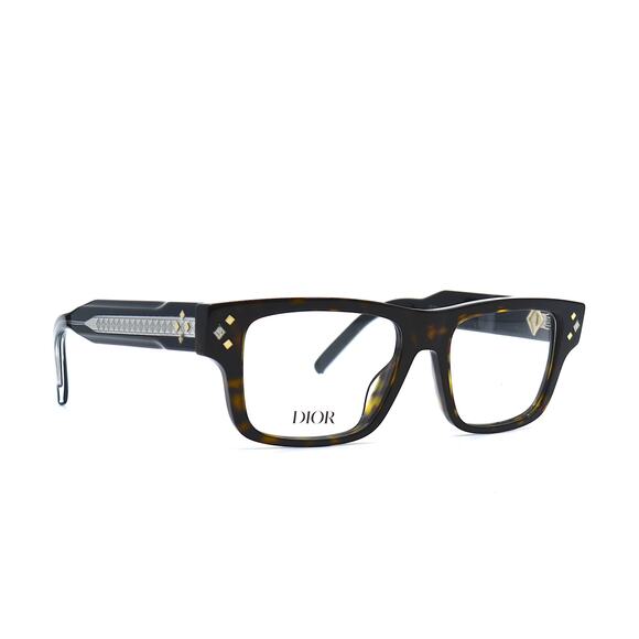 NEW Christian Dior CD Diamondo S3I Eyeglasses Havana Made in Italy Authentic - Picture 3 of 14